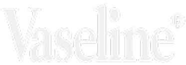 The word "Vaseline" in a distinctive serif font, appearing as a white logo on a transparent background.